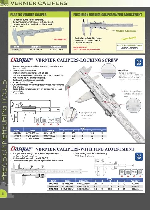 HHIP 4100-0008 Vernier Caliper (Heavy Duty), 40"/1000 mm Long
