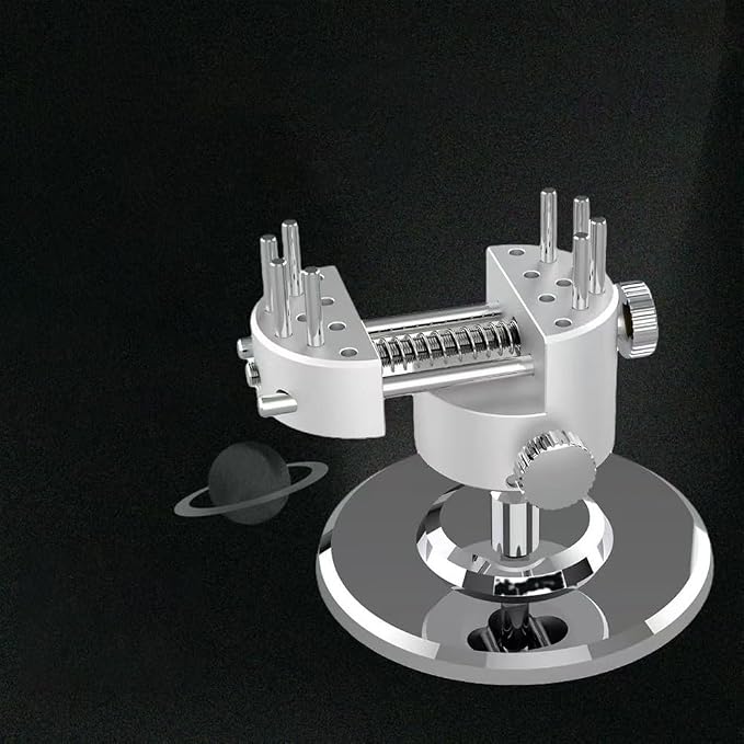 Aluminum Alloy Pin Vise with Full 360 Rotation and Fine Tuning Knob for Jewelry Watch and Miniature Assembly Projects
