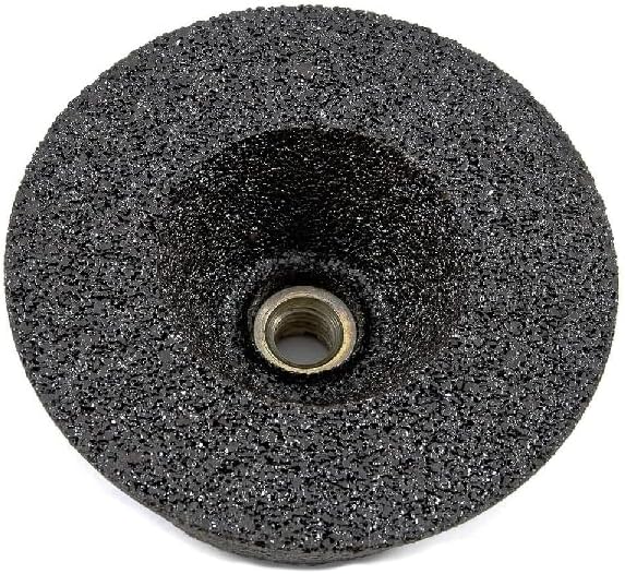 Forney 72375 Grinding Cup Wheel, Type 11 Flared Metal with 5/8-Inch-11 Threaded Arbor, A16Q, 5-Inch-by-2-Inch
