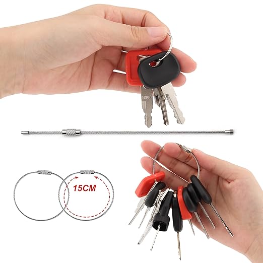 Professional Equipment Keys Set – 18PCS Industrial-Grade Universal Machine Keys, Hardened Steel, Long-Lasting & Reliable
