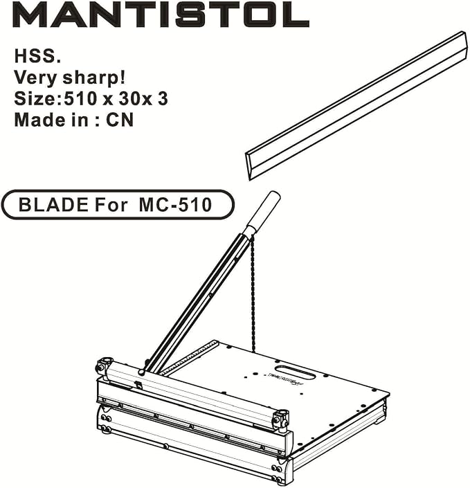 20" Replacement Blade TC-510RB; For 20" Laminate Floor Cutter TC-510