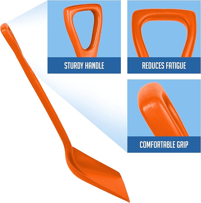 Remco 69817 Shovel,One-Piece,11",PP,Orange
