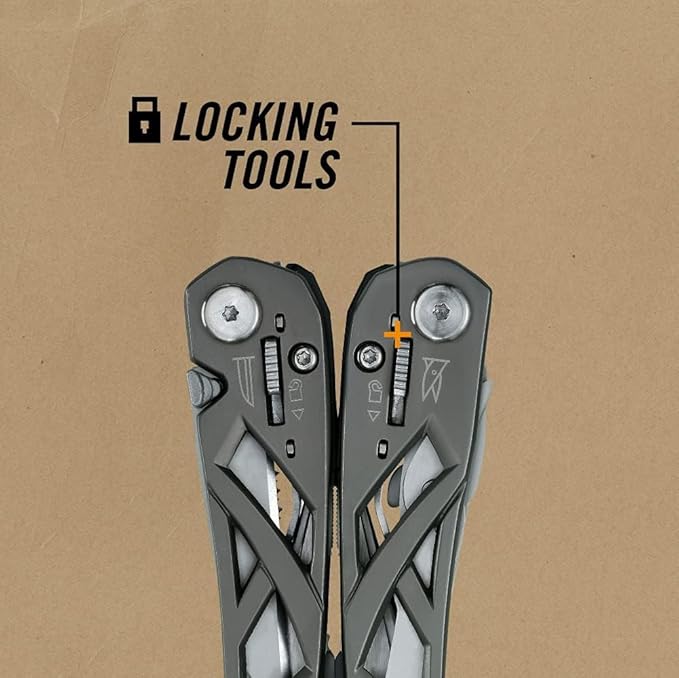 Gerber Suspension NXT 15-in-1 EDC Multitool, Pliers w/ Pocket Knife, Grey