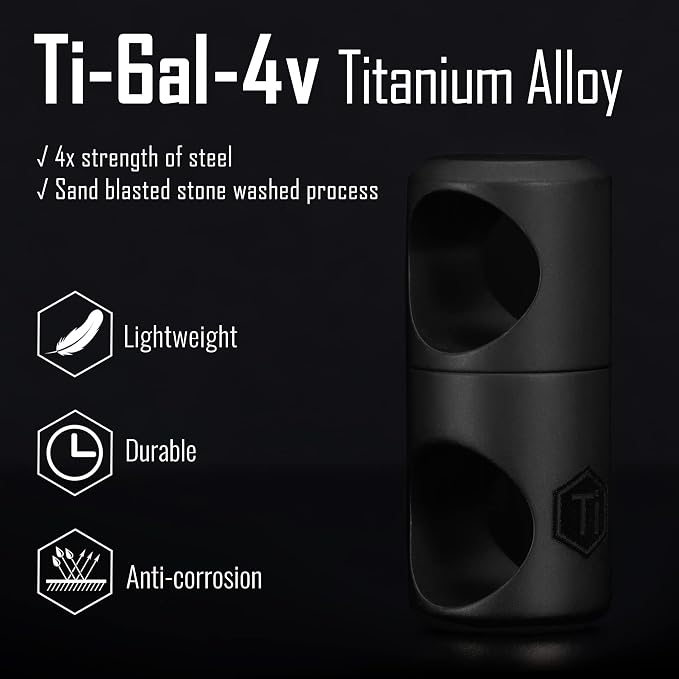 KeyUnity Titanium Swivel Key Ring Keychain Connector
