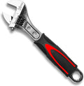 Navegando 8 Inch Adjustable Wrench, High Carbon Steel, Non-Slip Grip | Drop Forged High Carbon Steel 8 Inch Adjustable Wrench, 6-24mm Jaw Opening, Non-Slip Grip for Home DIY & Daily Repair