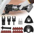 DIYtoolifz Cordless Oscillating Tool Compatible with Dewalt 20V Battery, 6 Variable Speed Brushless-Motor Oscillating Multi Kit for Cutting Wood Drywall Nails Remove Grout & Sanding(Tool Only)