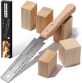 6 Inch Japanese Pull Saw，Hand Saw Woodworking Tools，Wood Handle, Sharp & Lightweight for Woodworking