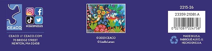 Ceaco - Liselle Larsen - Fantasy Gardens - 300 Oversized Piece Jigsaw Puzzle