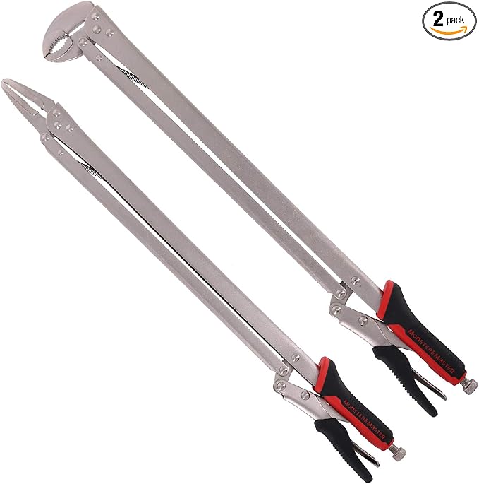 Monster&Master Extended Pliers 18 "One Pointed Nose And One 90 Degree Corner, 2-Piece, MM-EP-002x2