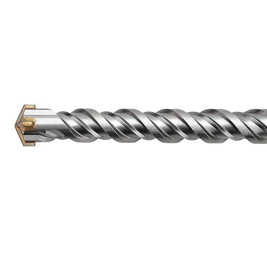 7/8 inch X 12.2 inch SDS Plus Rotary Hammer Drill Bit, Concrete Drill Bit for Concrete, Brick, Cement and Stone,12.2 inch Length (12.2" Length, 7/8" Diameter)