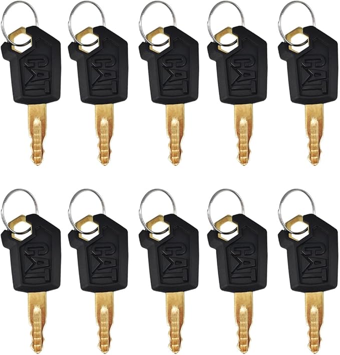 Cat Keys Cat Keys for Caterpillar Heavy Equipment 2 Packs