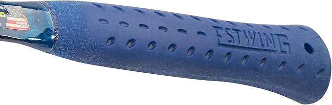 ESTWING Hammertooth Hammer - 22 oz USA Made Straight Rip Claw Hammer with Smooth Face & Shock Reduction Grip - E6-22T