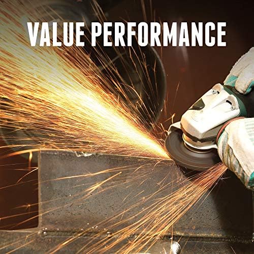 Weiler 56280 6" X 1/4" Wolverine Type 27 Grinding Wheel, A24R, 7/8" A.H. (Pack of 10)
