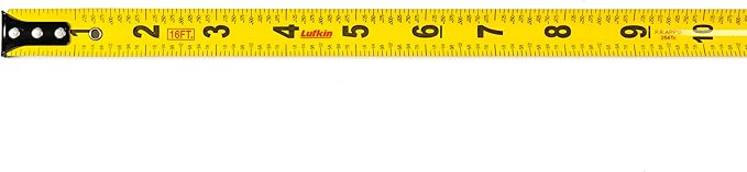 Crescent Lufkin 3/4" x 16' Quikread® Power Return Yellow Clad Tape Measure - PQR1316N