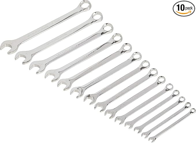 GEARWRENCH 14 Piece 6 Point Combination Metric Wrench Set | 81925 (Pack of 10)