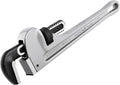 MAXPOWER 14-Inch Pipe Wrench, 2-inch Jaw Capacity | 40% Lighter Aluminum Plumbing Wrench, Heavy Duty Straight Pipe Wrenches