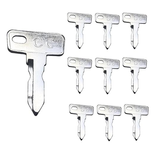 Ignition Key for Club Car Golf Cart - Ignition Key Fits for Club Car Precedent 2004-Up and Club Car DS 1982-Up and Electric Golf Carts, Replace 1012505 17063-G01 AM10079t (AM10079)