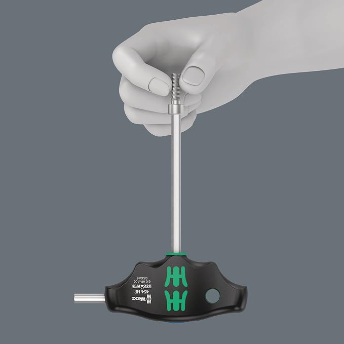Wera - 05136070001-454/5 HF SHK Set 1 Screwdriver set T-handle screwdriver Hex-Plus with holding function, 5 pieces