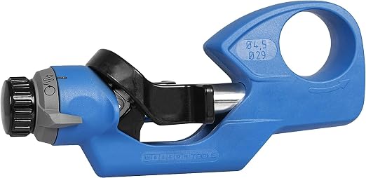 WEICON Cable Stripper No. 4-29 Spiral | For Thick Cables | Round, Longitudinal & Spiral Cut | Outer Diameter range 0.177-1.142 Inch (4.5-29 mm) | Up to 4/0 AWG | Cutting Depth up to 0.118 Inch