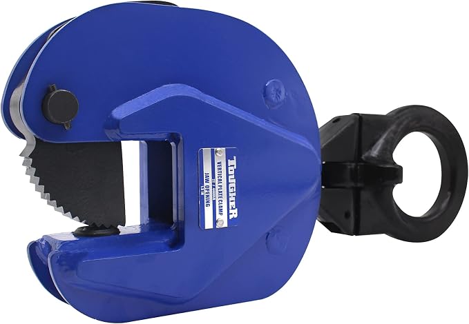 Vertical Plate Clamp, 4400lbs/2T Plate Lifting Clamp Jaw Opening up to 1.3 inch, for Lifting and Transporting