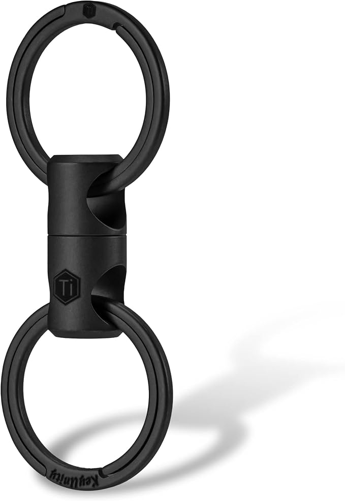 KeyUnity Titanium Swivel Key Ring Keychain Connector