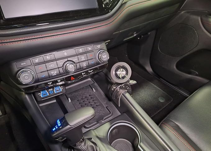 Phone Mount for Dodge Durango 2021-2025 | Dashboard Phone Holder Clamps onto The Center Console | Many attachments: Magnetic, Cradle, Wireless (Magnetic Mag Safe)