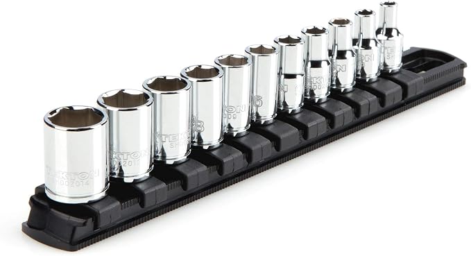 TEKTON 1/4 Inch Drive 6-Point Socket Set, 11-Piece | SHD90101
