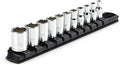 TEKTON 1/4 Inch Drive 6-Point Socket Set, 11-Piece | SHD90101