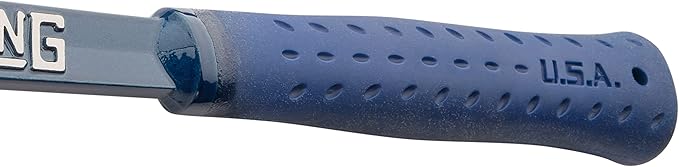ESTWING Ultra Series Hammer - 15 oz USA Made Rip Claw Framing Hammer with Milled Face & Shock Reduction Grip - E6-15SM