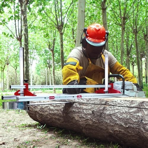 Zozen Chainsaw Mill, Fits 14”-36” Planking Milling Bar, Portable Sawmill
