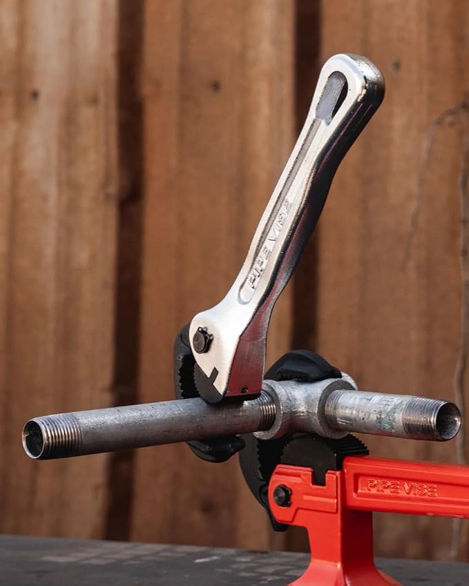 The Amigo Steel (SW7-1) | 9" Compact Pipe Wrench | 1/2"–1" Pipe Capacity | Precision Machined Jaws | Chrome Finish | Tight-Space Plumbing & HVAC Tool