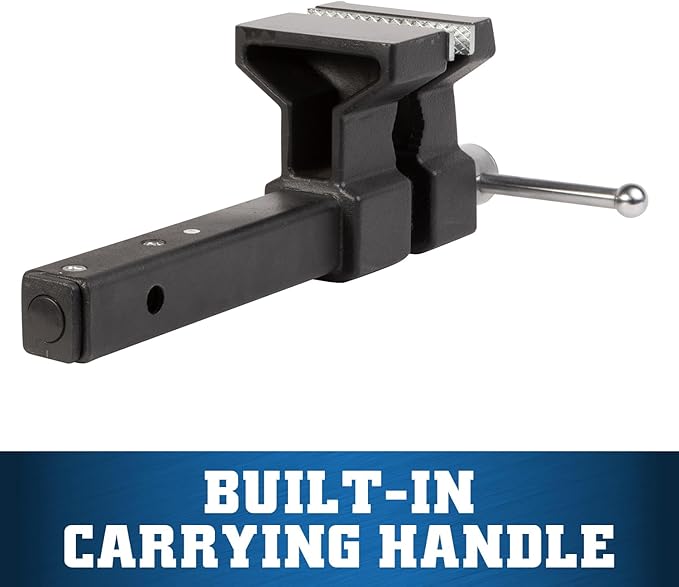 Wilton ATV All-Terrain Truck Hitch Vise, 6" Jaw Width, 5-3/4" Max Jaw Opening, 5" Throat (10010)