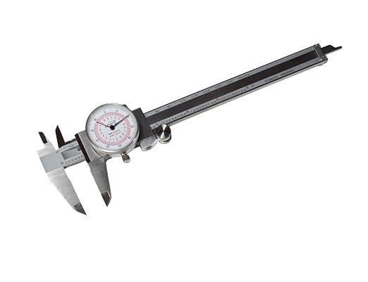 iGAGING 6-Inch 150 mm Dial Caliper, Dual Reading Scale, Metric and SAE Standard Measurement