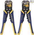 IRWIN VISE-GRIP Wire Stripper,2 inch Jaw,Cuts 10-24 AWG,ProTouch Grip for Maximum Comfort (2078300),(Pack of 2)