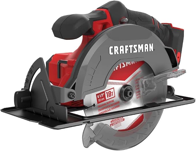 Craftsman CMCS500BR 20V Variable Speed Lithium-Ion 6-1/2 in. Cordless Circular Saw (Tool Only) (Renewed)