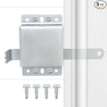 Garage Door Side Lock, Galvanized Steel Inside Deadlock for Vertical Track, Heavy Duty Security Slide Latch Replacement for Home & Warehouse Protection, Fits Most Residential Doors-1-Pack