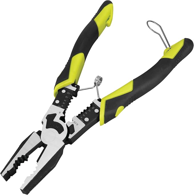Performance Tool W86508 8-1/2 in. Multifunction Linesman Pliers