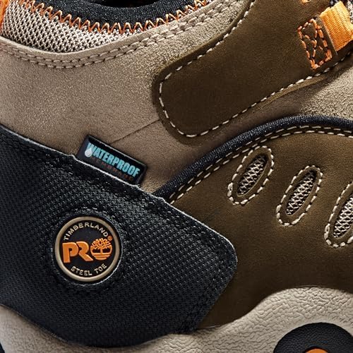 Timberland PRO Men's Mudslinger Mid Waterproof Lace-Up Fashion Sneaker