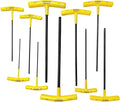 Bondhus 13138 Set of 10 Balldriver and Hex T-handles, sizes 3/32-3/8-Inch