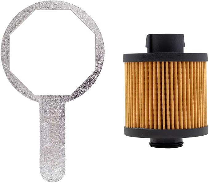 Brock Replacement Oil Filter with Wrench Tool Set Kit Compatible with 2004-2008 Gallardo Spyder Coupe Superleggera SE Base Nera 07L115561C
