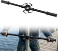 Dock Post Auger Wrench, 2 Inch Marine Pipe Tool with Hand-Tightening Handle Screw, Installation and Removal Wrench for Boat Dock Pipes and Augers