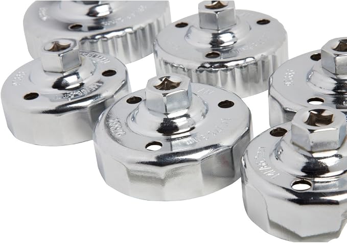 Steelman Low Profile Mazda Oil Filter Cap Wrench Socket Set, 6-Piece