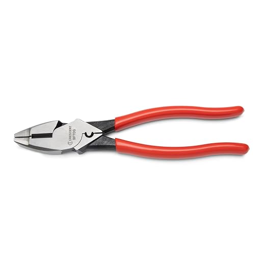 Crescent 9FTDG Linesman Wide Fish Tape Puller Dipped Plier, 9.5" Size