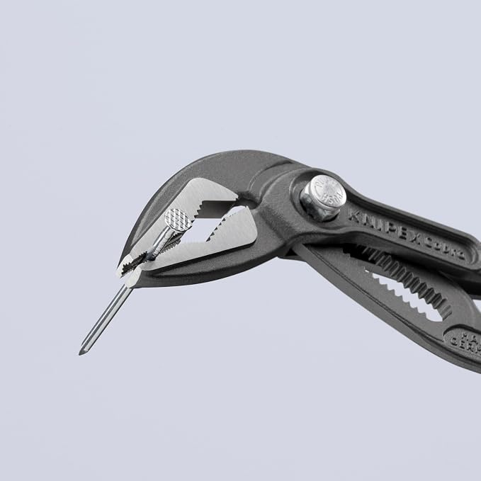 KNIPEX Tools 87 51 180 SBA Cobra® ES Water Pump Pliers, 7-1/4"