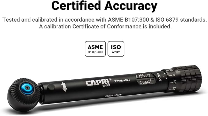 Capri Tools 1/4 in. Drive Mini Torque Wrench Set, 3-16 Nm