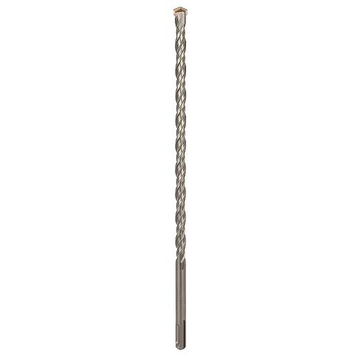 7/16 Inch x 12 Inch SDS Plus Rotary Hammer Drill Bit, Carbide Tipped for Brick, Stone, and Concrete Version 2 (7/16" x 10" x 12")