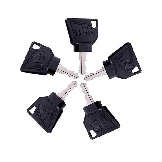 Ignition Keys for JCB Heavy Equipment 5 Packs