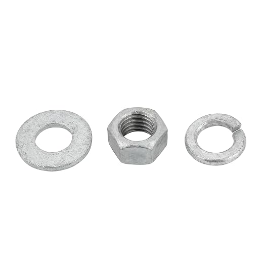 Hot-dip Galvanized Zinc Square U Bolt Kit for Boat Trailer Axle Leaf Springs, for 2x2 Axle - 5 1/4" Long,2 inch Wide Square U-Bolts with Nuts and Frame Plate for Trailer Automobiles Trailer.