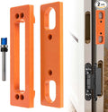 Hidden Door Hinge Jig, Hidden Hinge Mortiser Template, Concealed Hinge Jig, Resistance to Deformation Lightweight, Reusable Design (Yellow Grooving Jig, 7 inches)