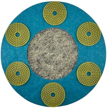 14" Hog Hair Grinding and Polishing Pads for Power Trowels, 200 Grit